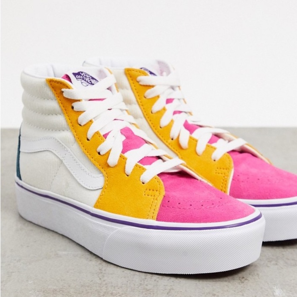 Vans Hi-Top Platform color block